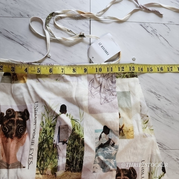 Printed linen skirt - Picture 5 of 7